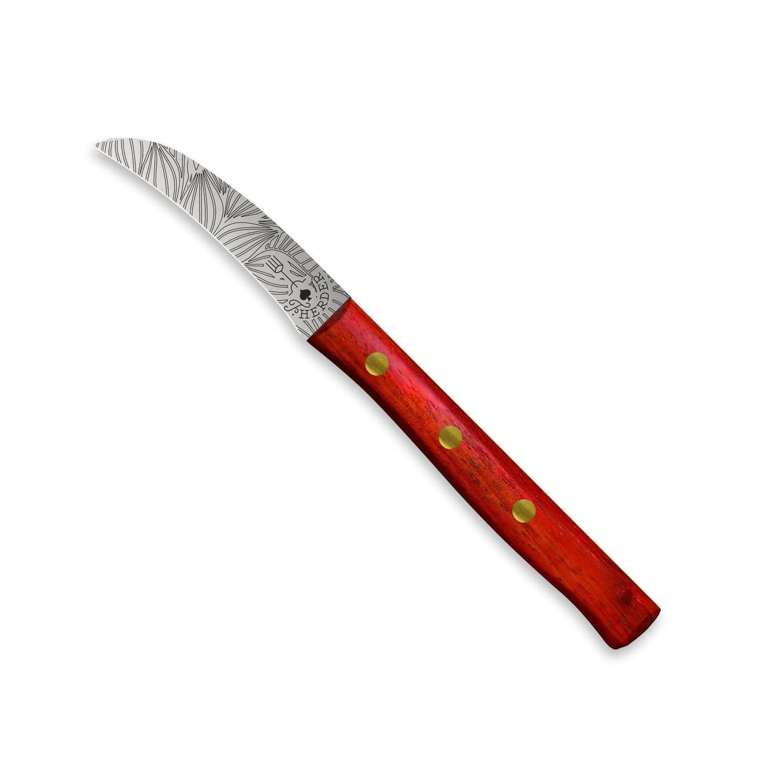 Zöppken Style Schälmesser aus Solingen mit ergonomischem Holgriff und rostfreier Klinge, ideal für feines Schneiden.