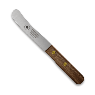 Buckelsmesser aus Solingen mit Holzgriff, ideal für das Frühstück. Handgefertigt und scharf.